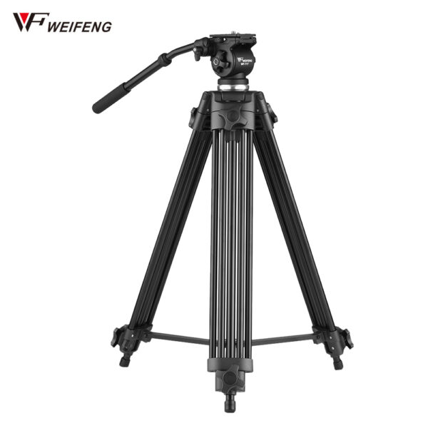 Weifeng WF-717 1.8m Heavy Duty Video Tripod with Fluid Hydraulic Head