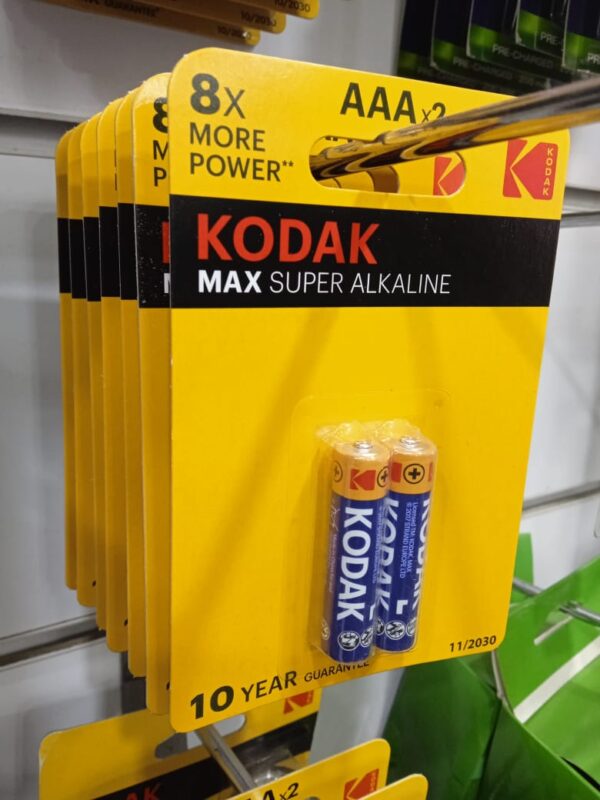 KODAK AAAX2 MAX SUPER ALKALINE