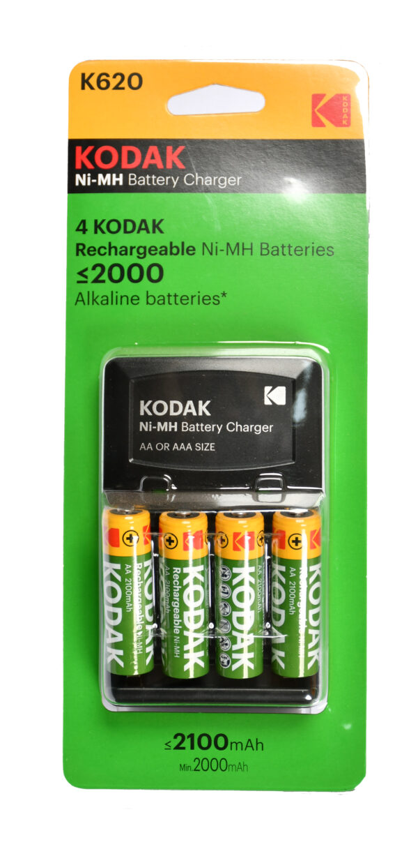 Kodak k620 charge plus batteries rechargerable