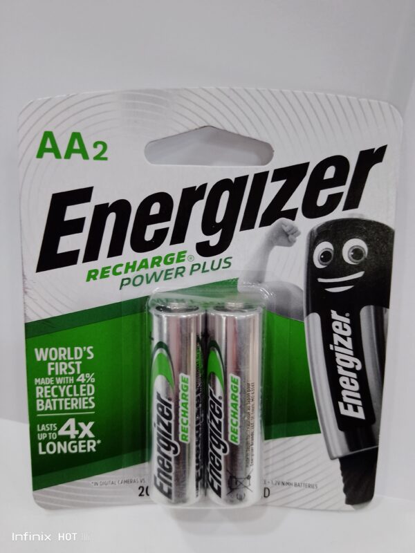 ENERGIZER AA 2 PACK RECHARGEABLE
