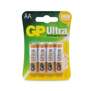 GP Ultra Alkaline Battery AA 4 pack