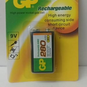 GP Rechargeable 9V Battery -280mAh