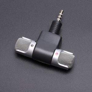 Mini 3.5mm Jack Microphone Stereo Mic For Recording Mobile