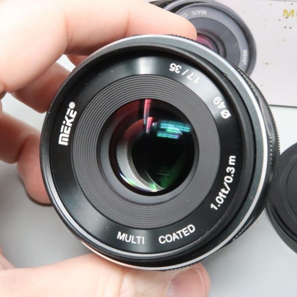 Meike 35mm f1.7 Large Aperture MF APS-C lens M43 Mount for Olympus EM1 M5 M10