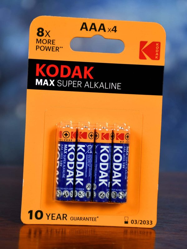 AAA4 BATTERY KODAK MAX SUPER ALKALINE