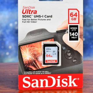 Sandisk Sd 64gb c-10 ultra high speed for camera