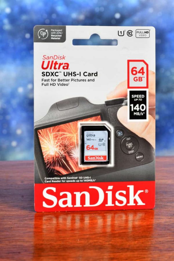 Sandisk Sd 64gb c-10 ultra high speed for camera