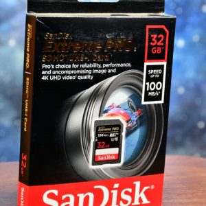 SanDisk 32GB Extreme PRO UHS-I SDHC Memory Card (100mb/s)