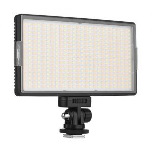 LED-416 LED Video Light On-Camera Photography Light Panel 416pcs Light Beads 3200-5600K Dimmable for Studio Video Live Streaming