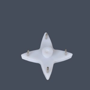 WHITE STAR WALL PICTURE FRAME HOOK